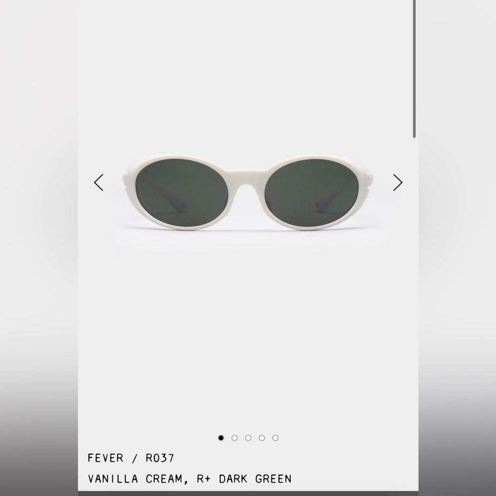 Ridar Fever Sport White Sunglasses from Korea